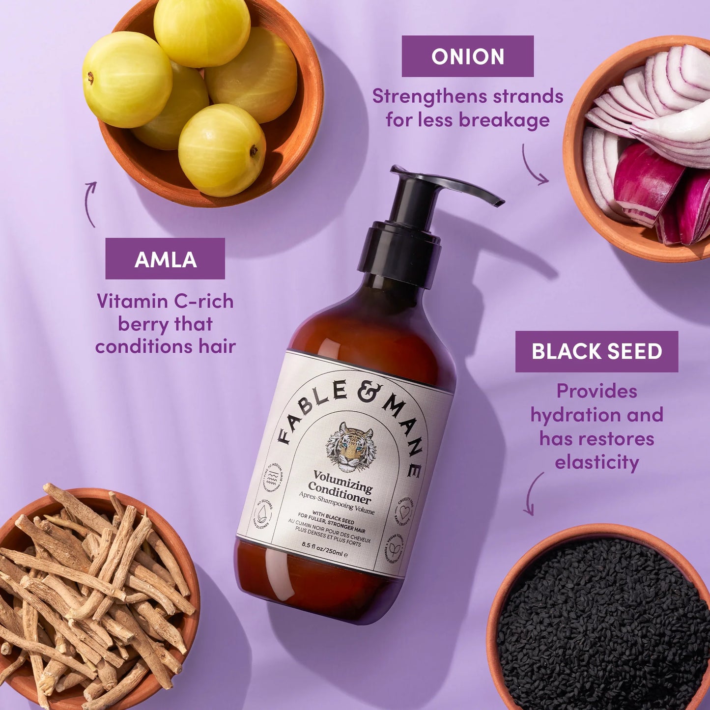 Fable & Mane volumizing conditioner