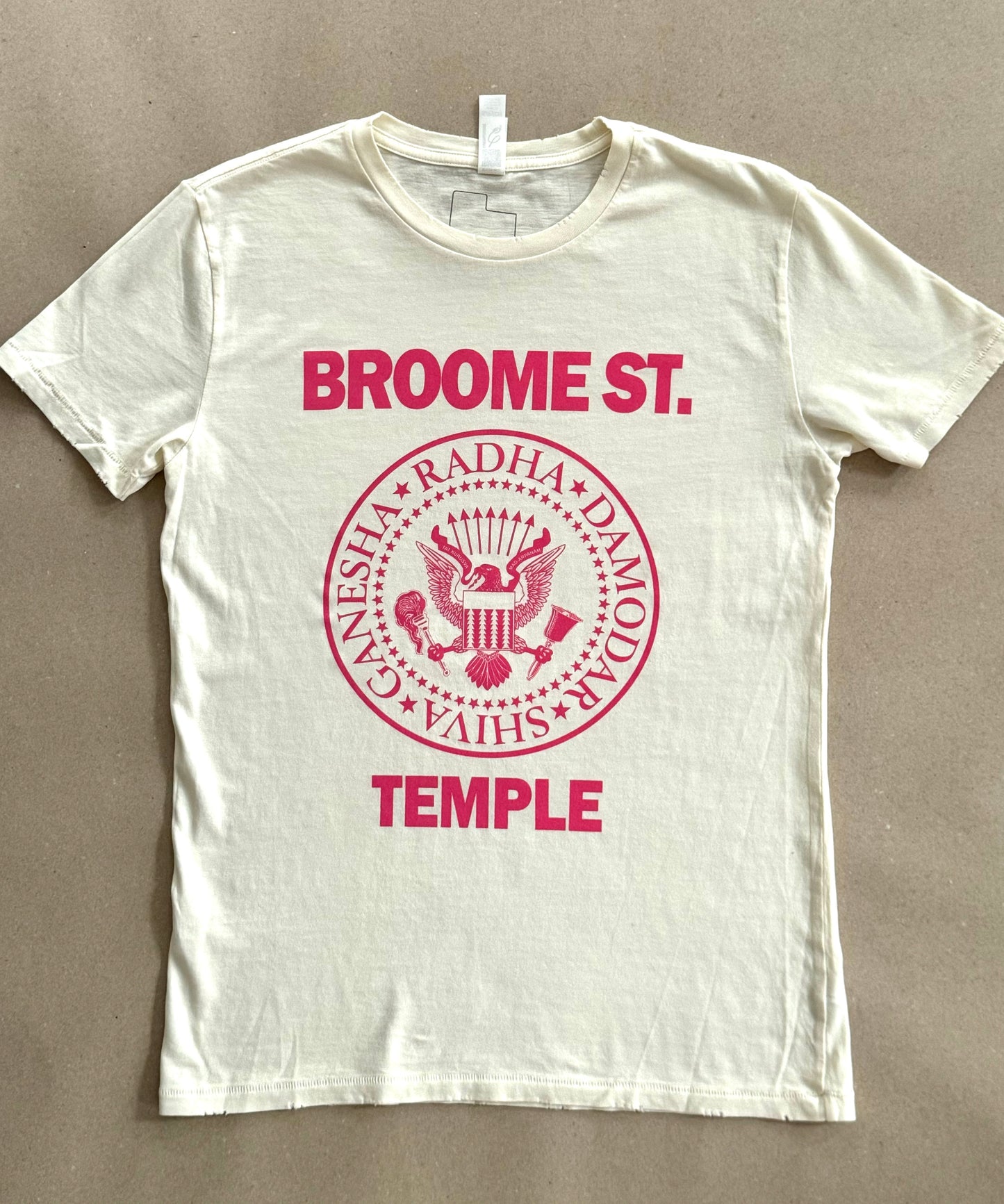 Ramones Canvas Tee in Gelato Pink