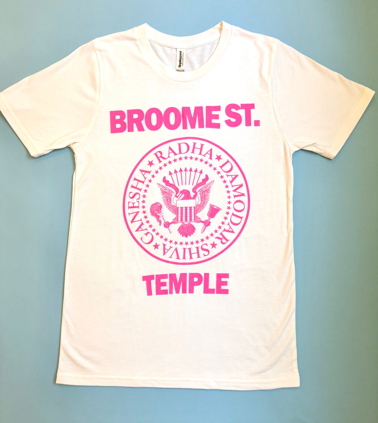 Ramones Canvas Tee in Gelato Pink