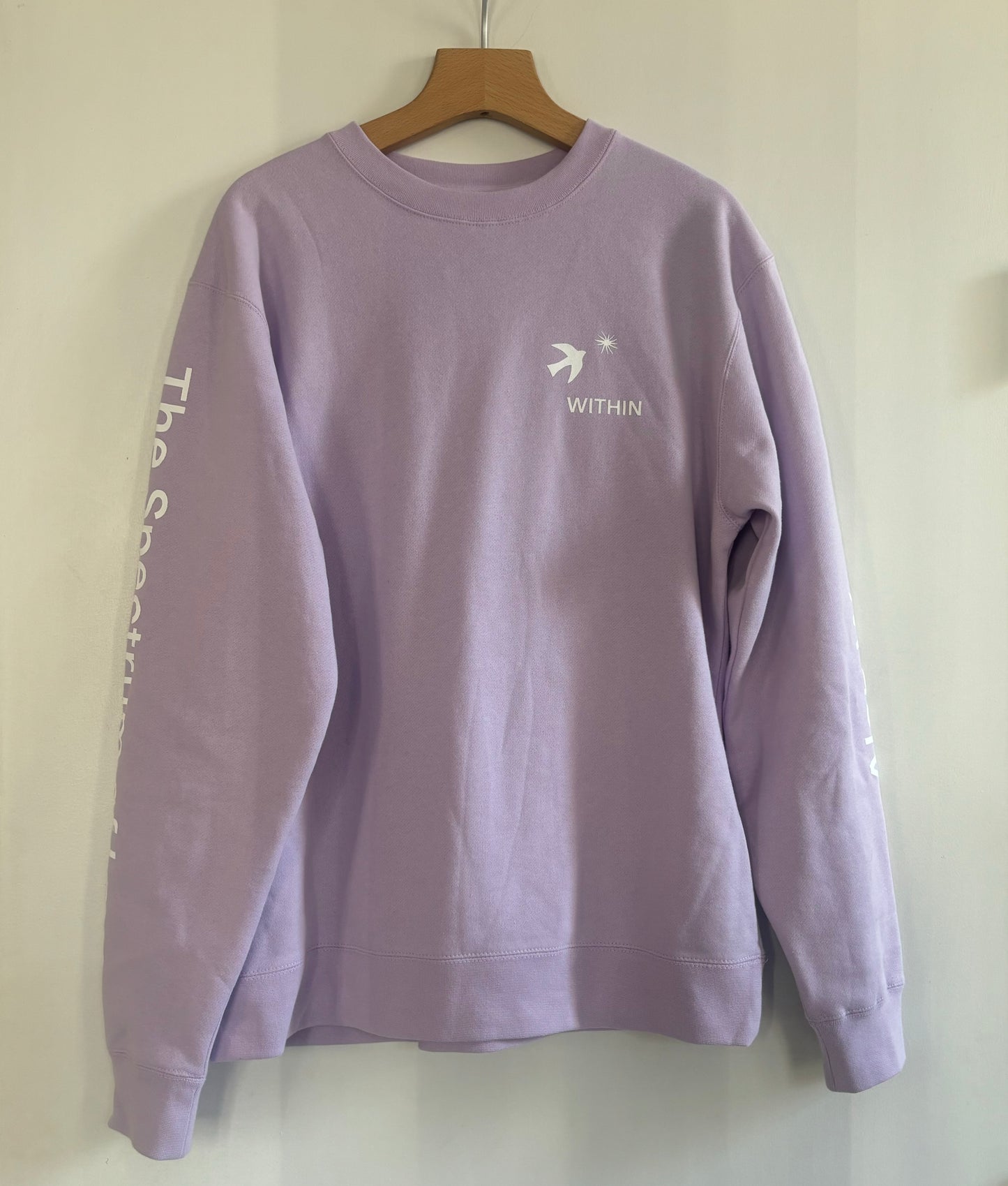 BSY X AEVI Radiate Lilac Crewneck