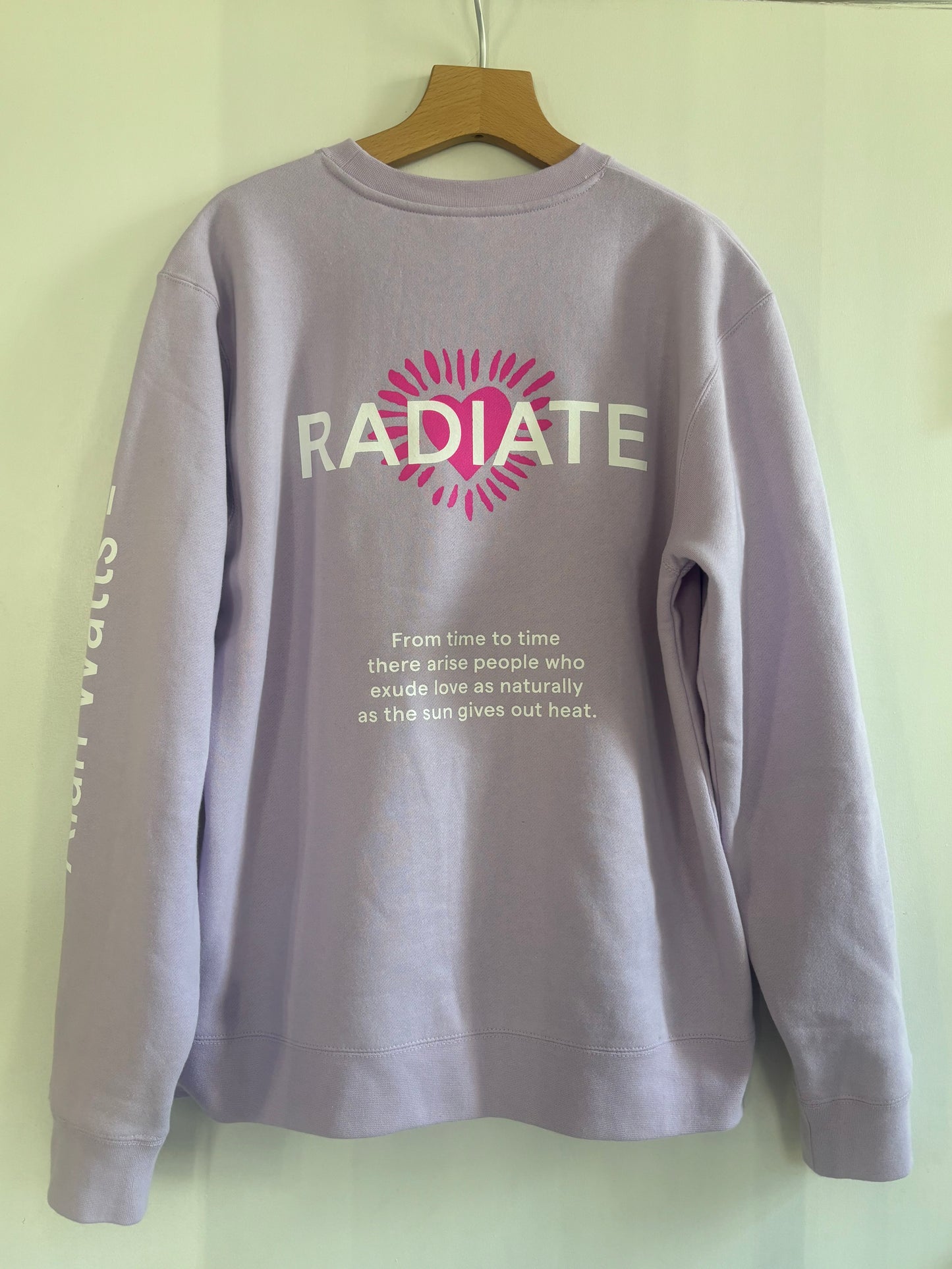 BSY X AEVI Radiate Lilac Crewneck