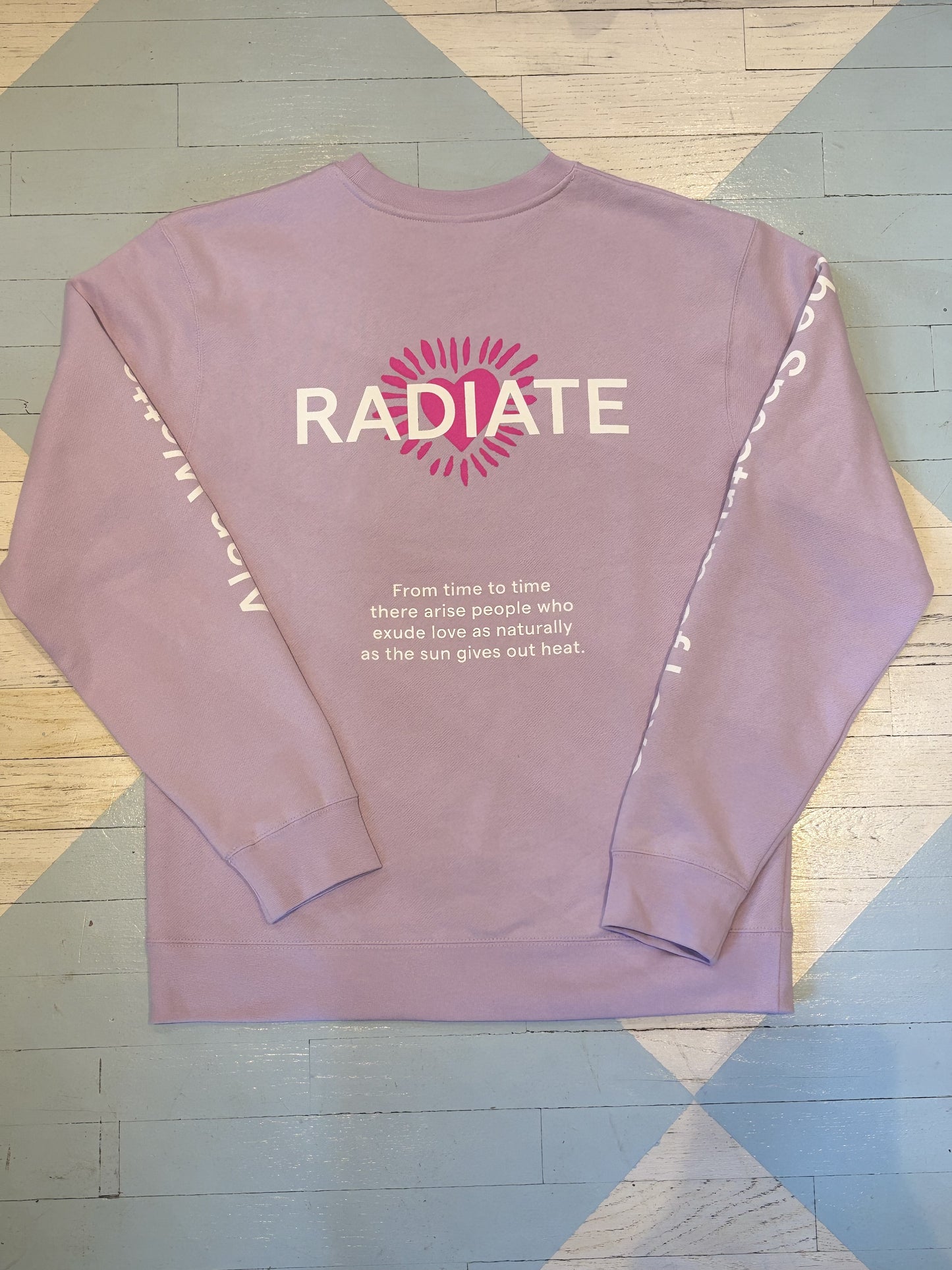 BSY X AEVI Radiate Lilac Crewneck