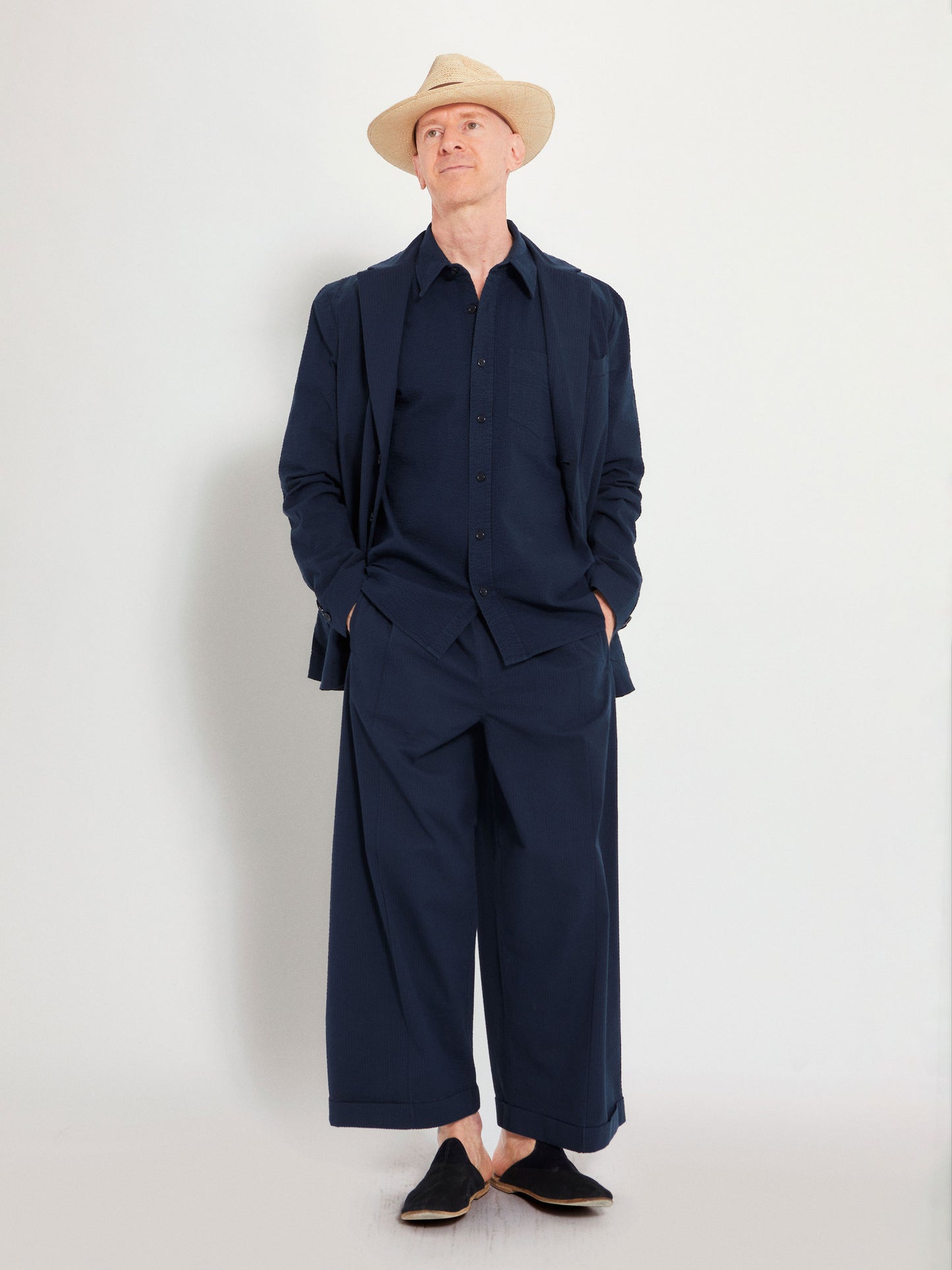 SUZIE KONDI X EDDIE STERN COTTON TROUSERS