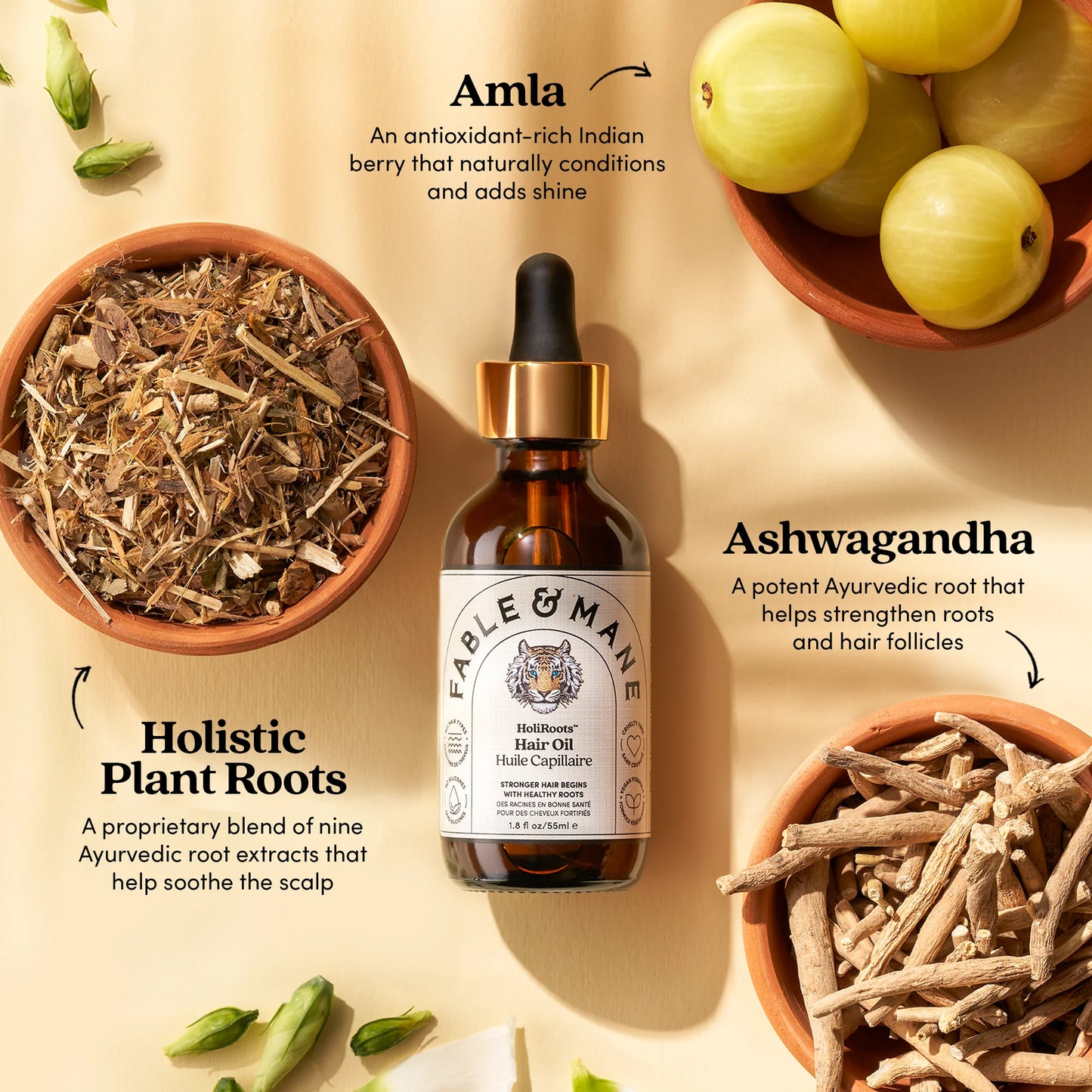 Fable & Mane Holi Roots Oil