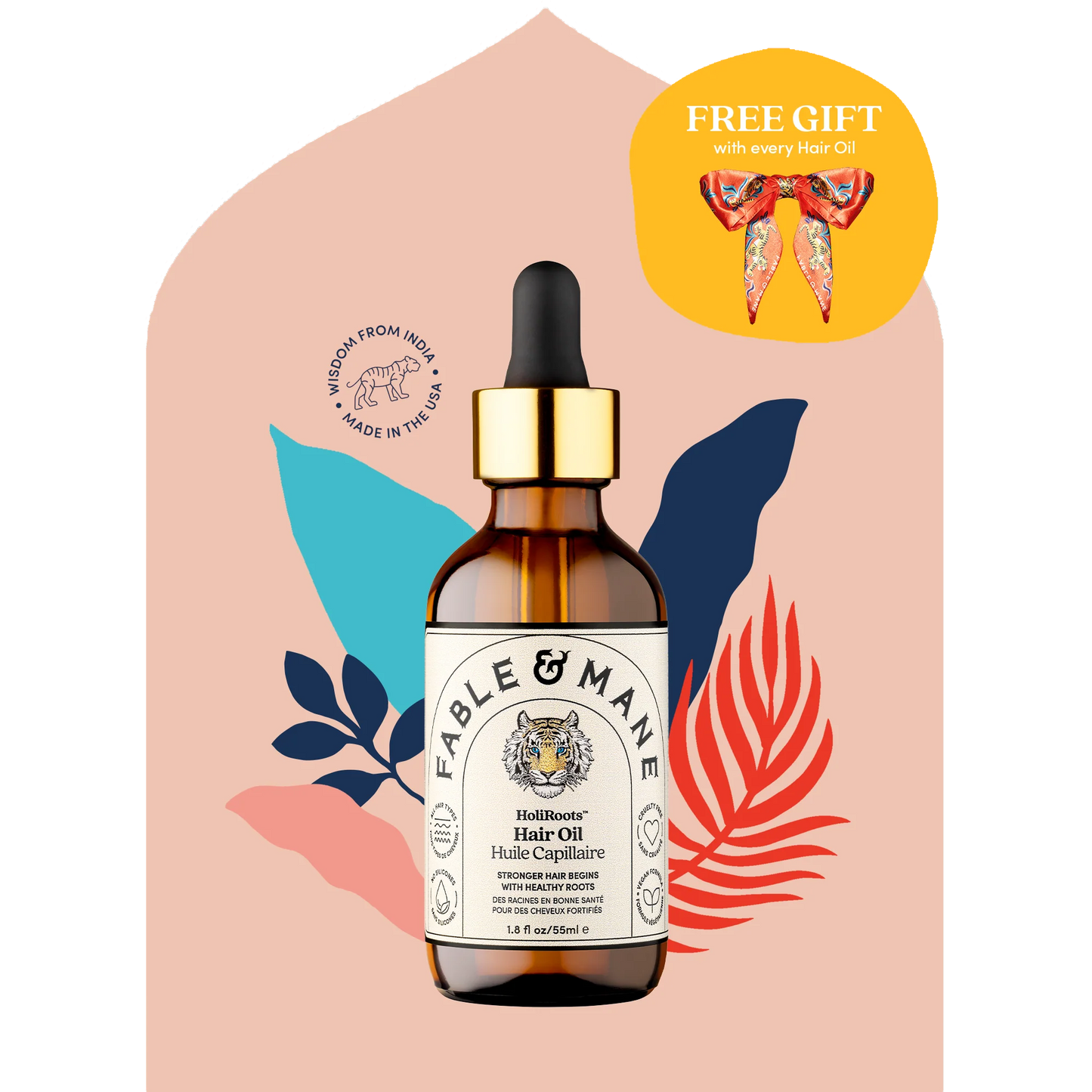 Fable & Mane Holi Roots Oil
