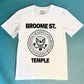 Ramones White Tee with Black Ink