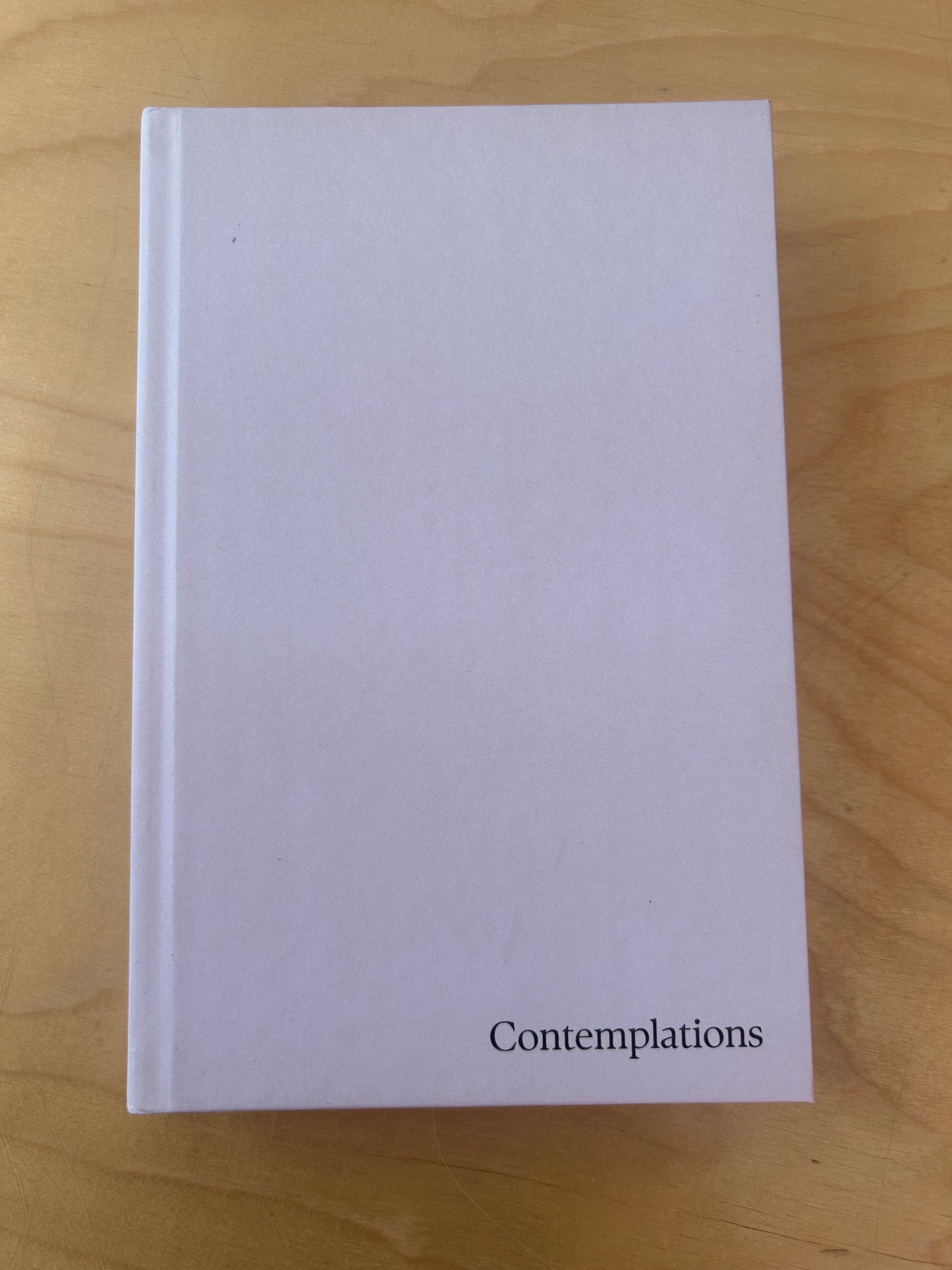 Contemplations Journal