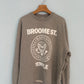 Ramones Grey Crewneck with White Ink