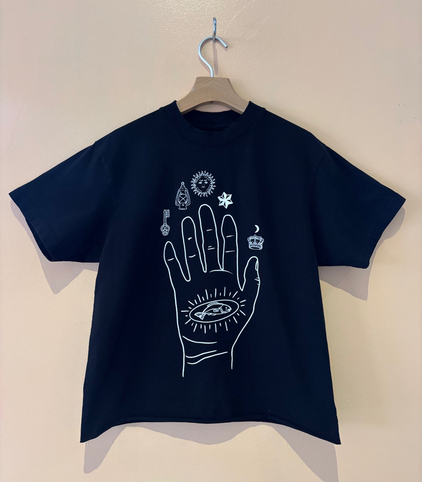 The Philosophers Hand- BSY X R. Swiader Crop Tee