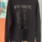 Black on Black BGST Ramone's Logo Long Sleeve Raglan Crewneck