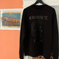 Black on Black BGST Ramone's Logo Long Sleeve Raglan Crewneck