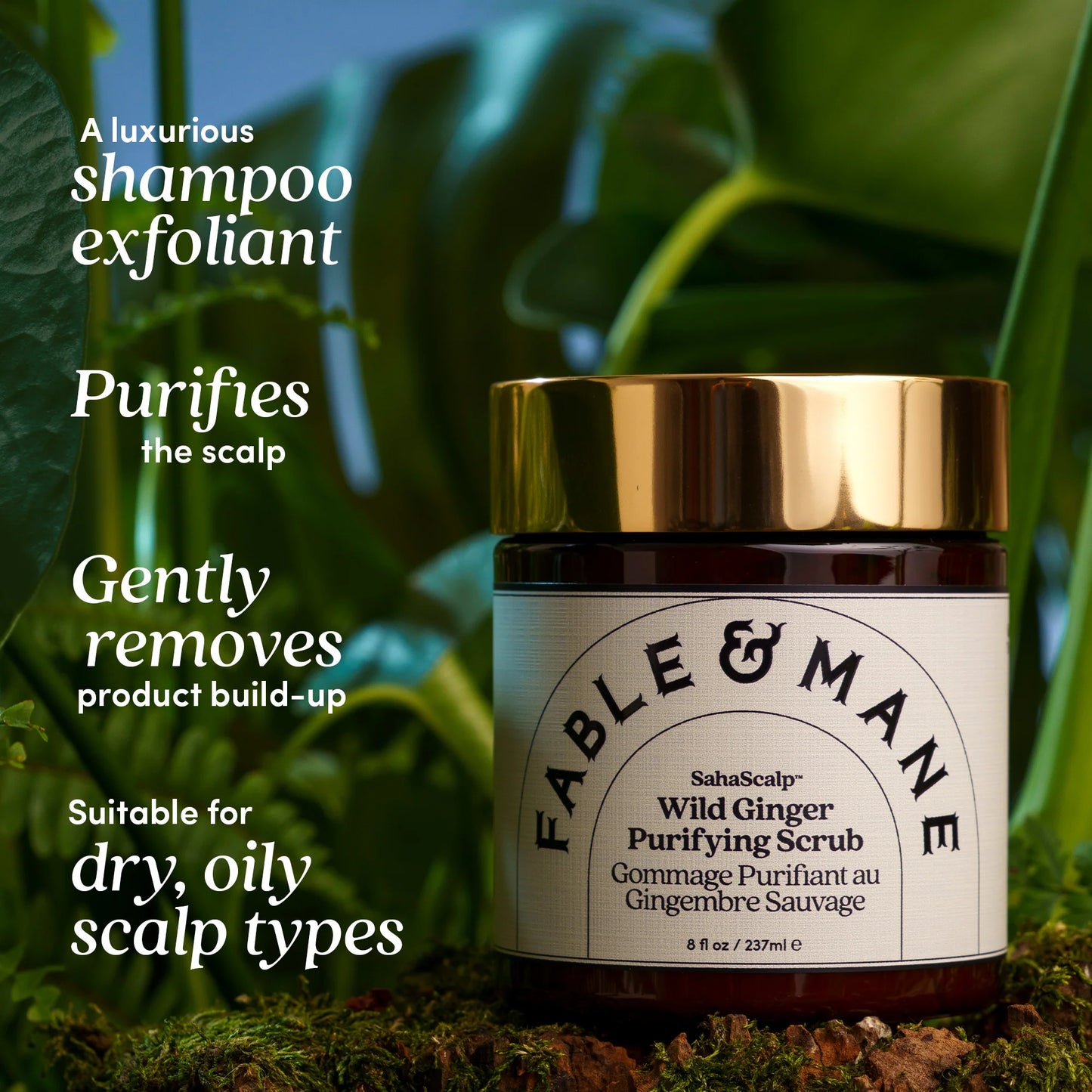 Fable & Mane purifying scalp scrub