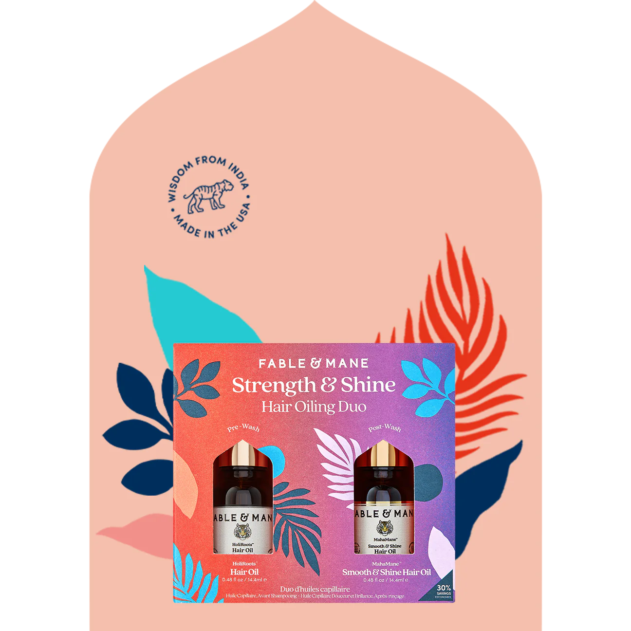 Fable & Mane Hair Oiling Duo Kits